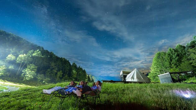 アミューズ ヴィレッジ で過ごす夏休み　ペルセウス座流星群と星空ヒーリング ２日間