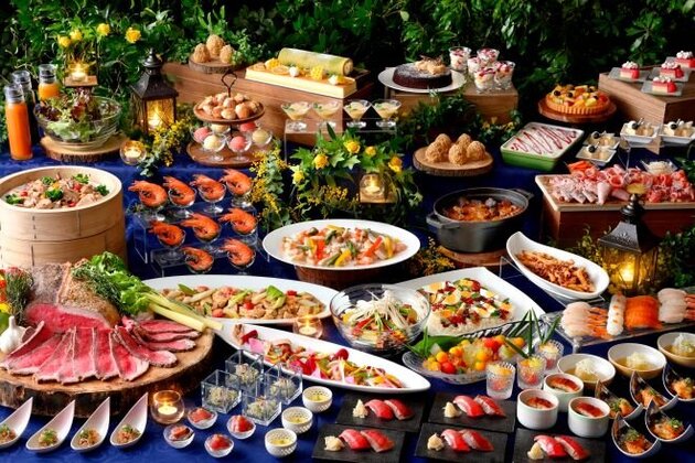 ホテル椿山荘東京　ほたるの夕べ  ディナービュッフェ